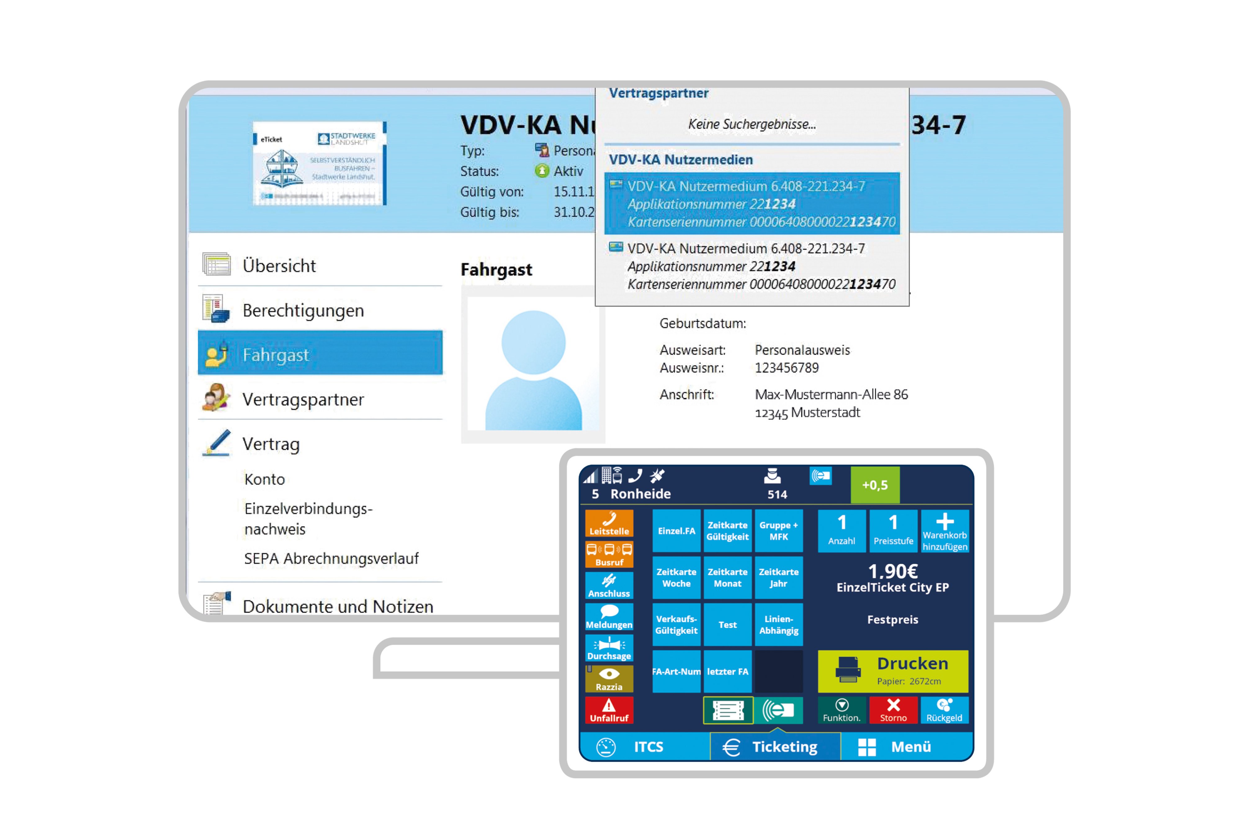 Sales, Distribution and Validation of Tickets