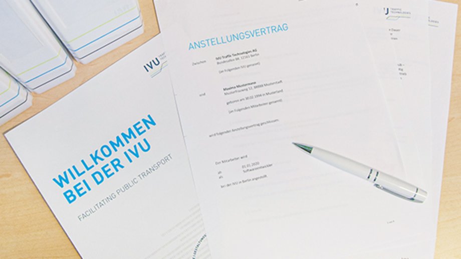 Employment contract with IVU
