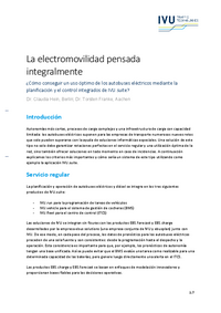 Artículo especializado sobre movilidad eléctrica con un enfoque integral en la edición de octubre de Der Nahverkehr 2021.