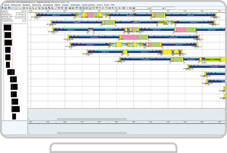 Example of the IVU.duty screen