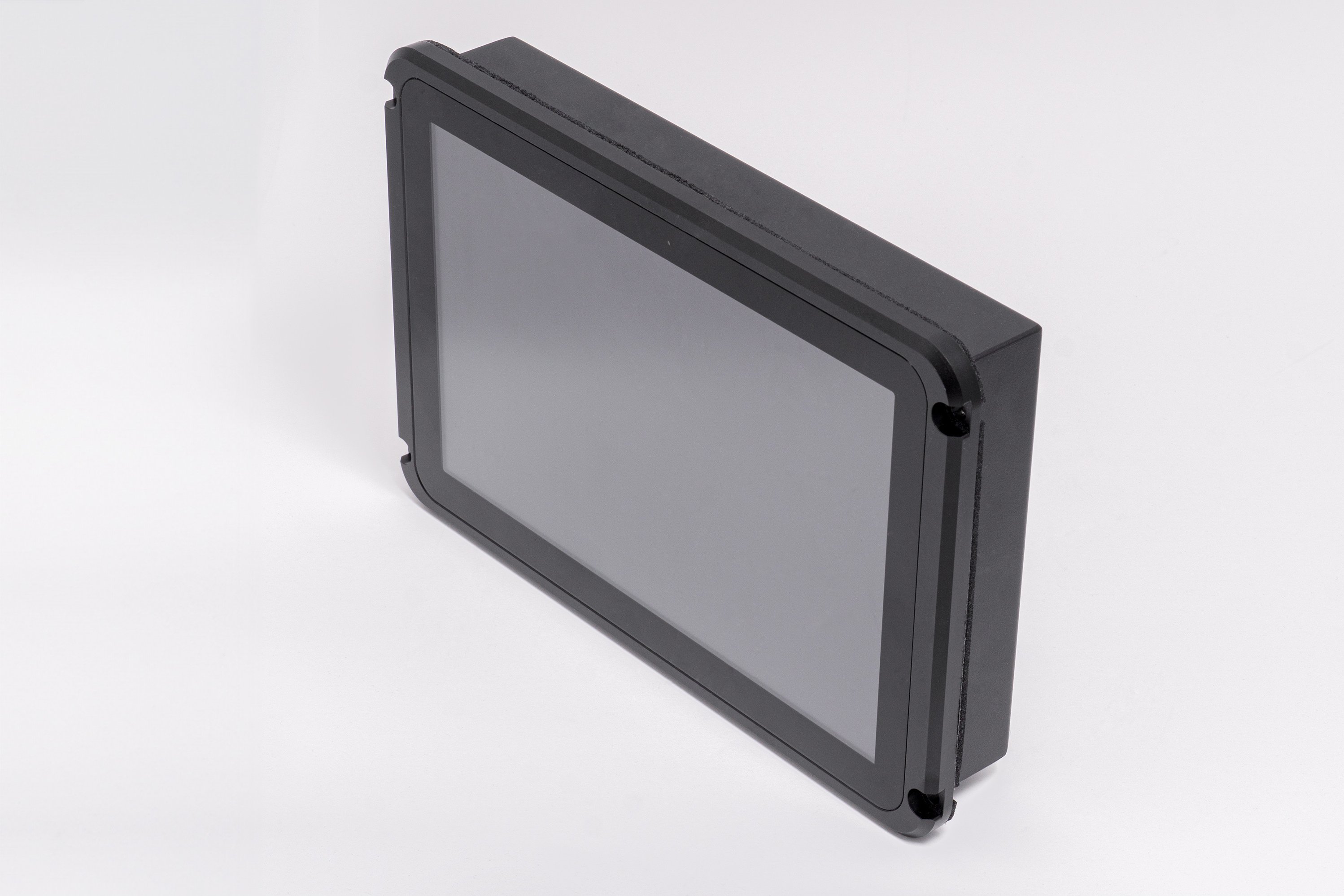 IVU.box.panel 10" on-board computer in front view, isolated