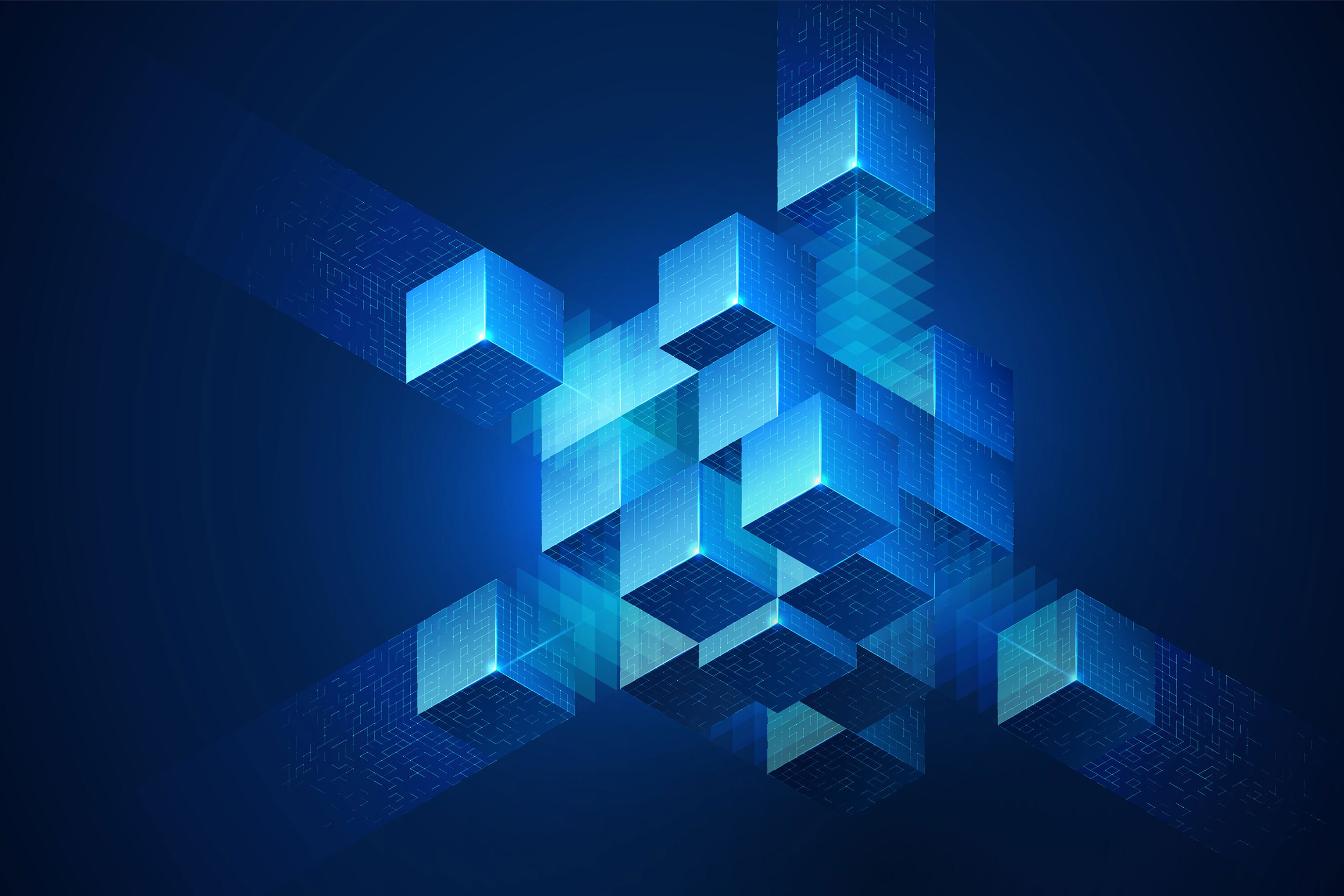 Darstellung eines Systems in Datenwürfeln