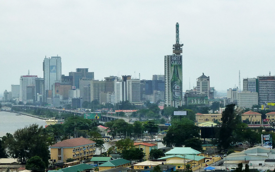 Skyline of Victoria Island
