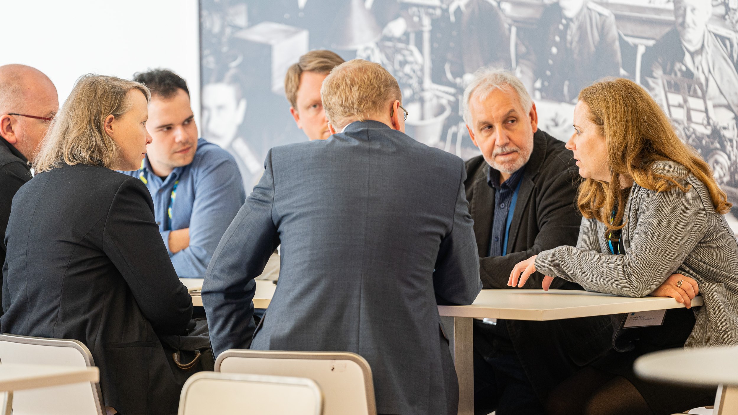 User Group Besprechung, um die Kundenzufriedenheit zu steigern