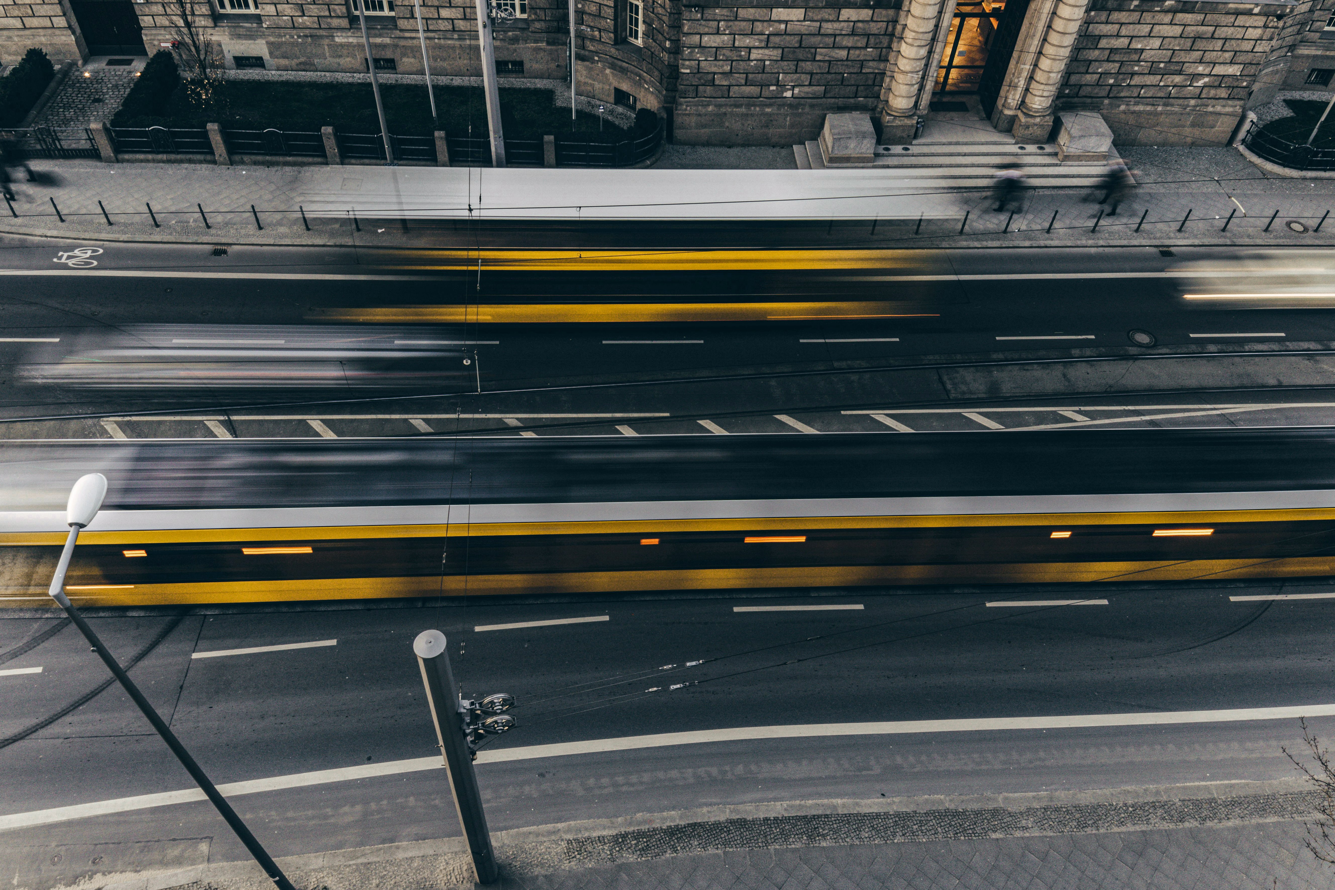 Strassenbahn verzerrt