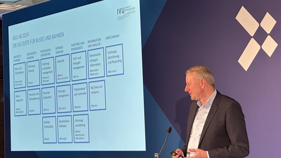 Martin Müller-Elschner, CEO der IVU Traffic Technologies AG, beim Eigenkapitalforum 2024 