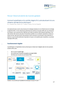 Publication sur l'électromobilité dans le numéro d'octobre de Der Nahverkehr 2021