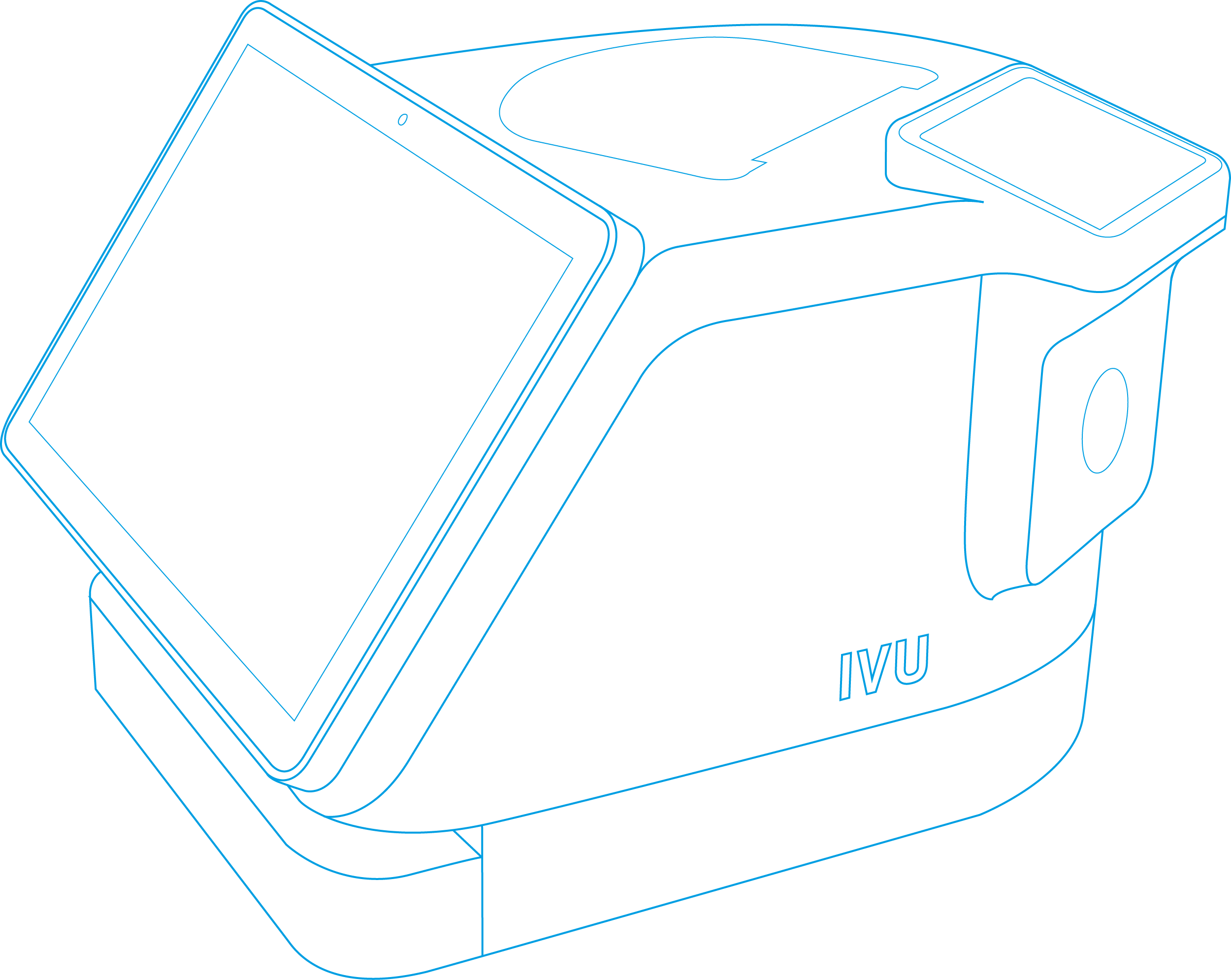 On-board computer for buses, trams and ships