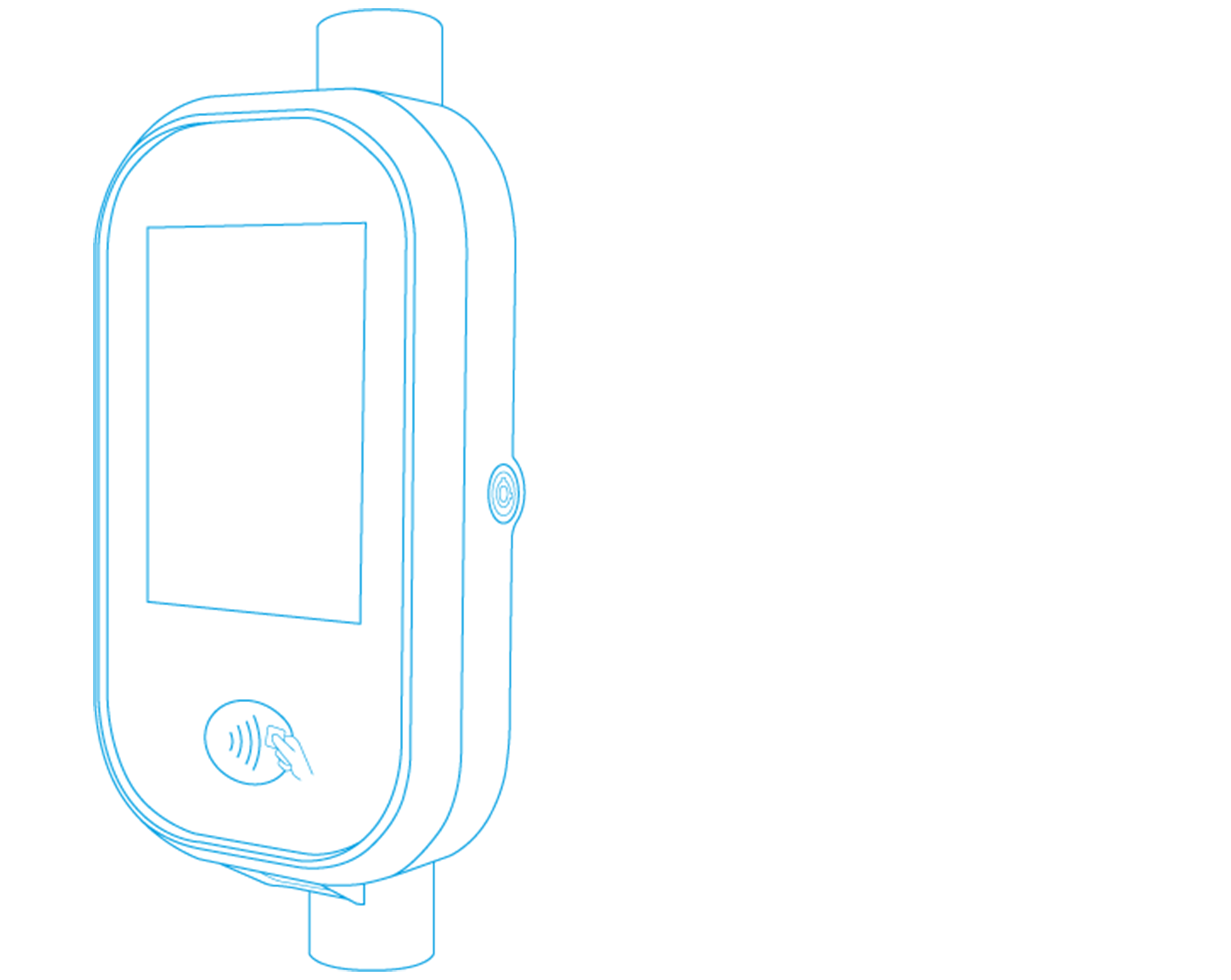 Ticket sales and inspection terminal IVU.validator for public transport